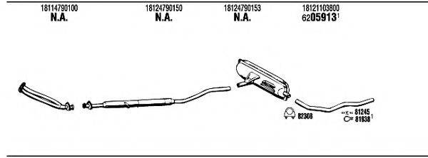 FONOS BW30401B Система випуску ОГ