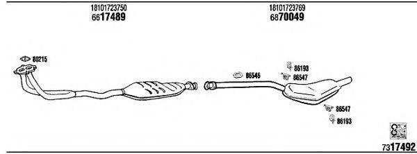 FONOS BW31810 Система випуску ОГ