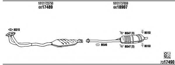 FONOS BW31813 Система випуску ОГ