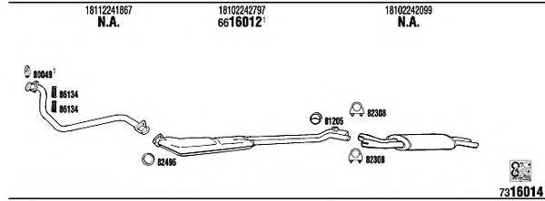 FONOS BW32403 Система випуску ОГ