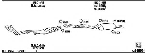 FONOS BW32539A Система випуску ОГ