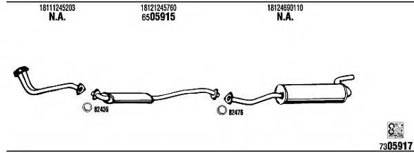 FONOS BW40232A Система випуску ОГ