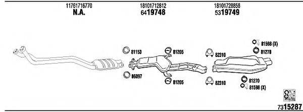 FONOS BW53502 Система випуску ОГ