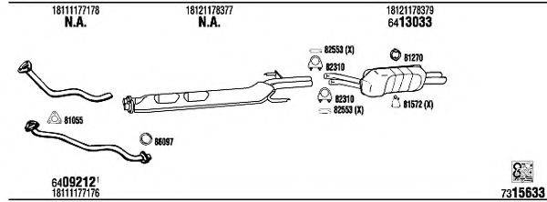 FONOS BW62803 Система випуску ОГ