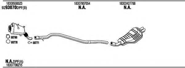 FONOS BWH31014A Система випуску ОГ