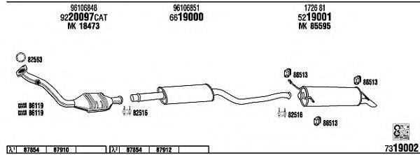 FONOS CI65008 Система випуску ОГ