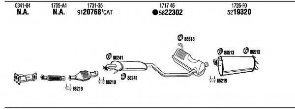 FONOS CI78036 Система випуску ОГ