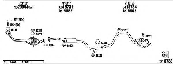 FONOS FO60014B Система випуску ОГ