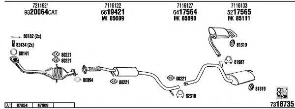 FONOS FO60034B Система випуску ОГ