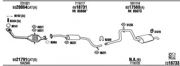 FONOS FO60093B Система випуску ОГ