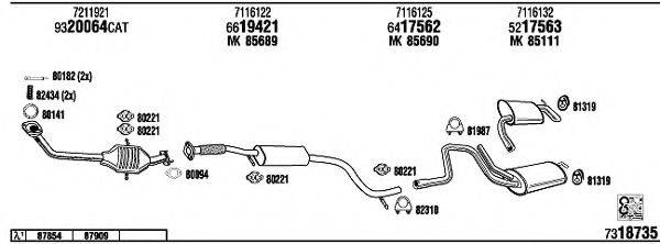 FONOS FO60120A Система випуску ОГ