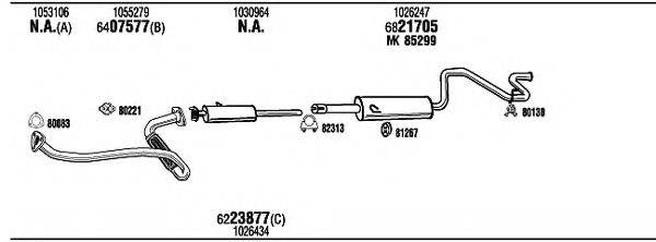 FONOS FO80146A Система випуску ОГ