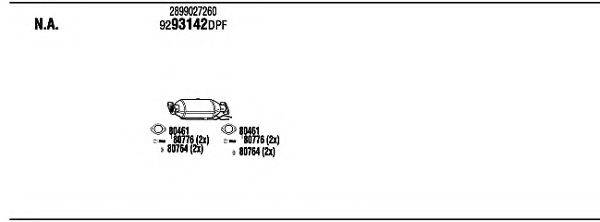 FONOS HYK28578A Система випуску ОГ