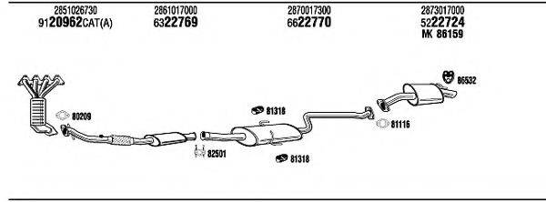 FONOS HYT16001 Система випуску ОГ