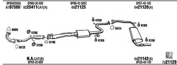 FONOS MA41208 Система випуску ОГ