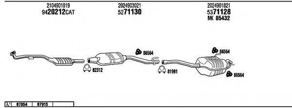 FONOS MB18007 Система випуску ОГ