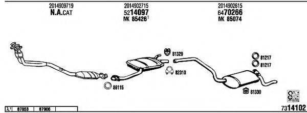 FONOS MB19005A Система випуску ОГ