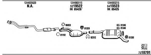 FONOS MB22013 Система випуску ОГ