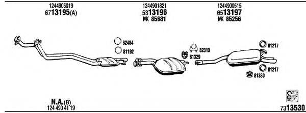 FONOS MB30311A Система випуску ОГ