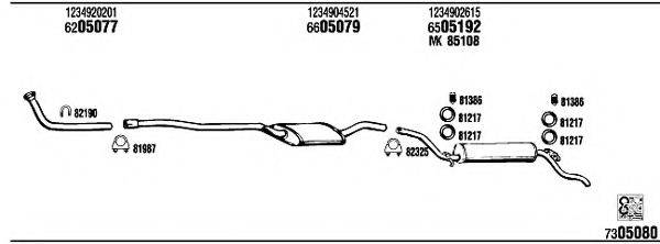 FONOS MB34001 Система випуску ОГ