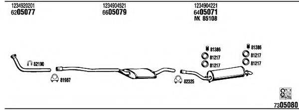 FONOS MB42002A Система випуску ОГ