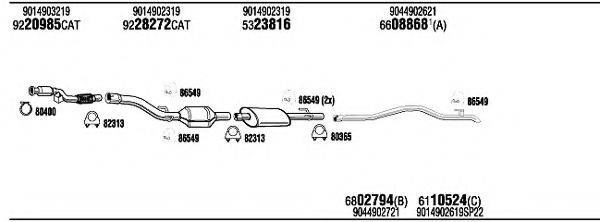 FONOS MBH15000B Система випуску ОГ