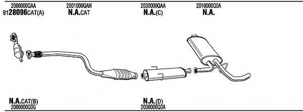 FONOS NIH16950A Система випуску ОГ