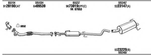 FONOS OPH19119BE Система випуску ОГ