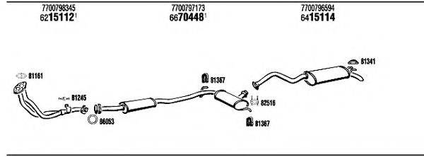 FONOS RE72118 Система випуску ОГ