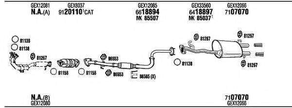 FONOS RV60502 Система випуску ОГ