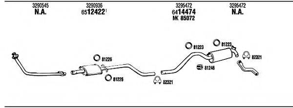 FONOS VO34003B Система випуску ОГ