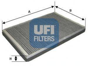 UFI 5412300 Фільтр, повітря у внутрішньому просторі