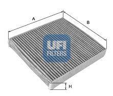 UFI 5414000 Фільтр, повітря у внутрішньому просторі