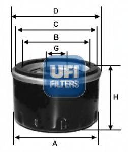 UFI 2358500 Масляний фільтр