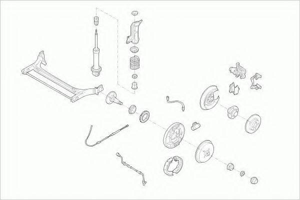 BOGE AUDI80RB001 Рульове управління; Підвіска колеса