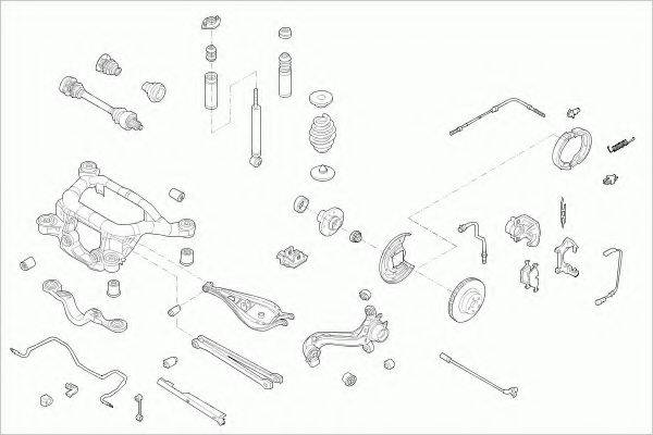 BOGE BMW3COURB006 Рульове управління; Підвіска колеса