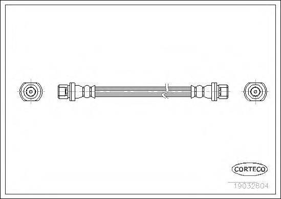 CORTECO 19032604 Гальмівний шланг