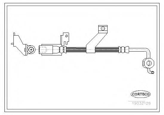 CORTECO 19032126 Гальмівний шланг