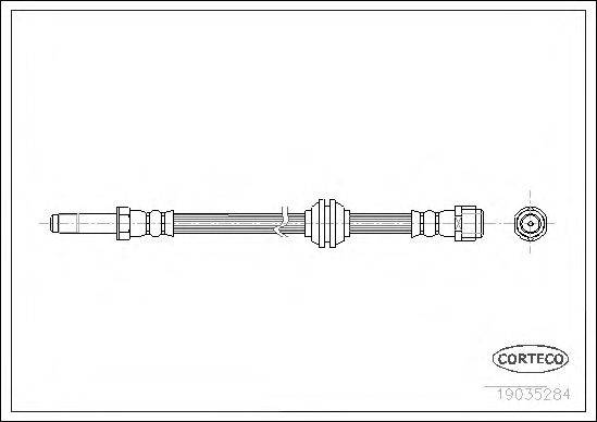 CORTECO 19035284 Гальмівний шланг