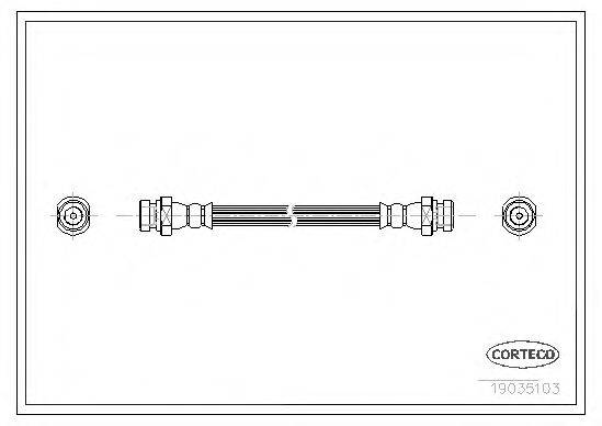 CORTECO 19035103 Гальмівний шланг