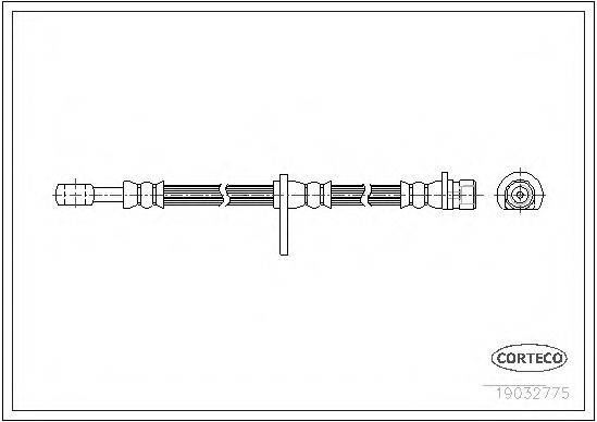 CORTECO 19032775 Гальмівний шланг