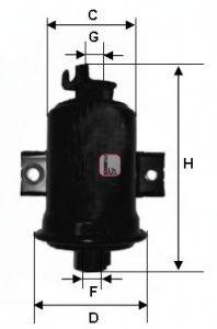 SOFIMA S1602B Паливний фільтр