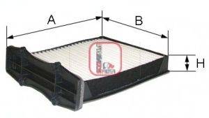 SOFIMA S3105C Фільтр, повітря у внутрішньому просторі