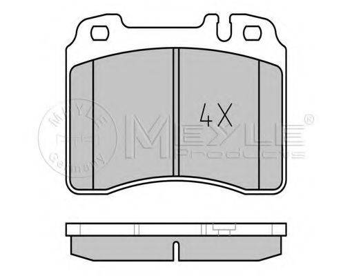 MEYLE 0252115316 Комплект гальмівних колодок, дискове гальмо