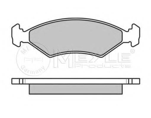 MEYLE 0252338418W Комплект гальмівних колодок, дискове гальмо