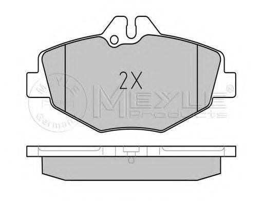 MEYLE 0252374320 Комплект гальмівних колодок, дискове гальмо