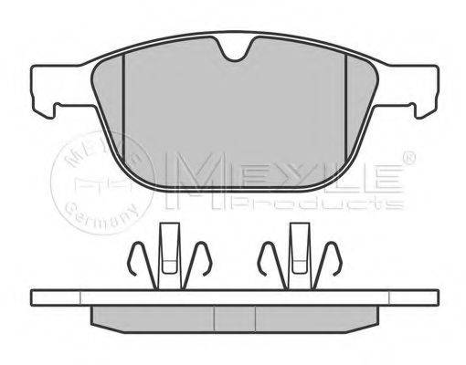 MEYLE 0252439920 Комплект гальмівних колодок, дискове гальмо