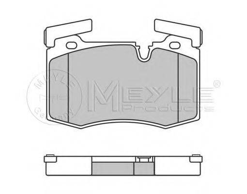 MEYLE 0252447814 Комплект гальмівних колодок, дискове гальмо