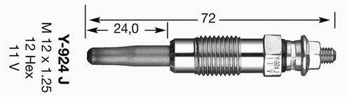 NGK 3473 Свічка розжарювання