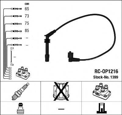 NGK 1399 Комплект дротів запалювання